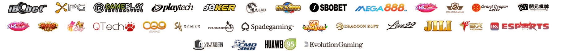 Game providers & payment partners